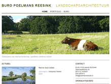Tablet Screenshot of poelmansreesink.nl